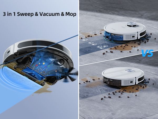 3-IN-1 Automatic Robot Vacuum Cleaner